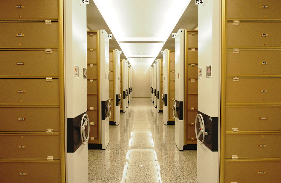 地下納骨室　納骨壇