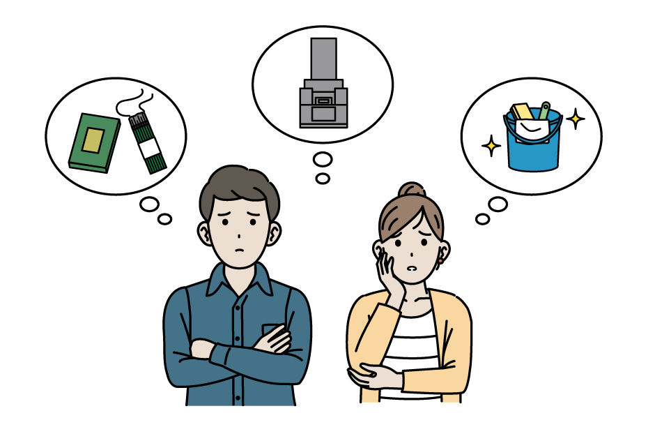 お墓参りを考える人